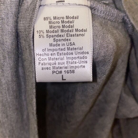 Beyond Yoga Maternity Top Long Sleeve Size Large Gray - Picture 5 of 5